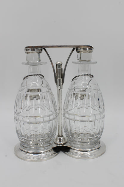 Tiffany & Co. Tantalus Set with Lock & Key