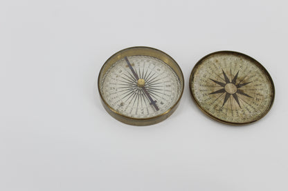 Georgian Brass Pocket Compass, c.1830