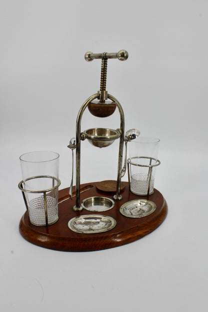 Victorian Silver-Plate Juicer & Cocktail Station