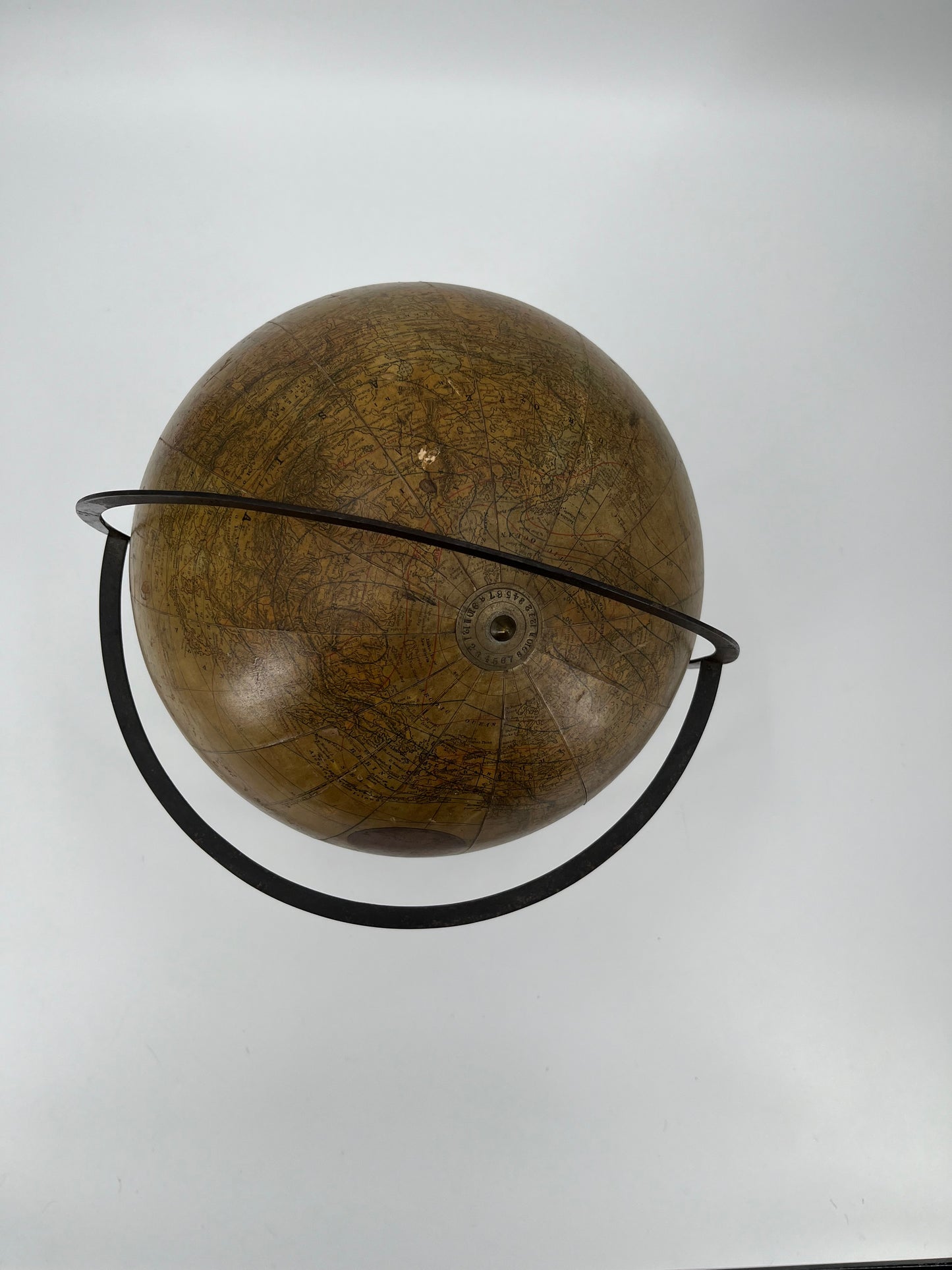 1891-1903 Telluric Table Globe by Rand McNally