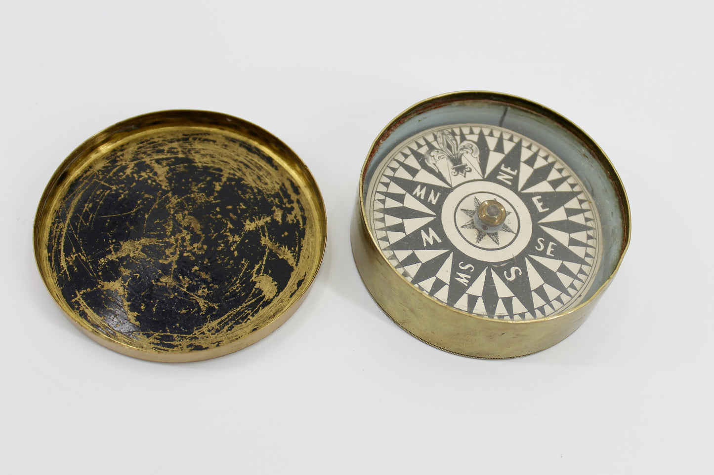 Mid-19th Century French Victorian Ships Compass