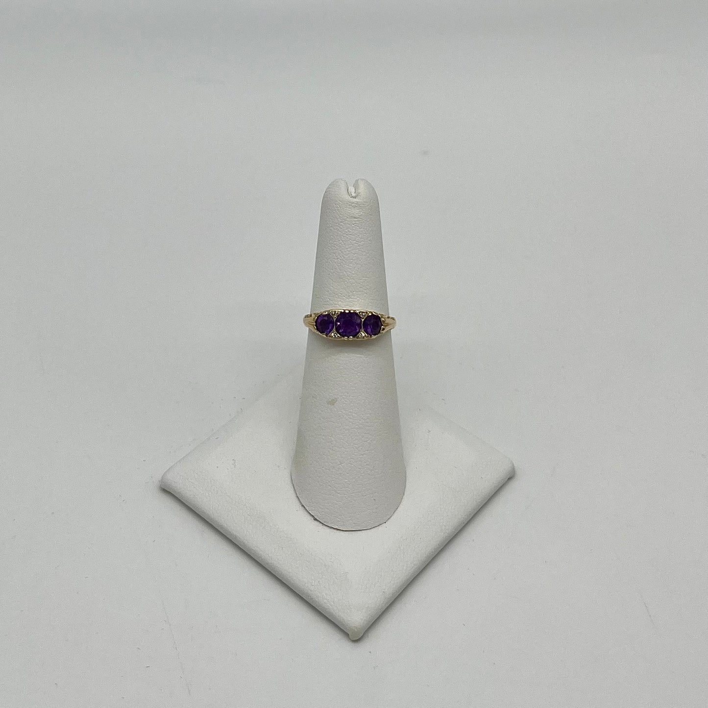 Amethyst and Diamond Ring, 1 CTW 14K Gold