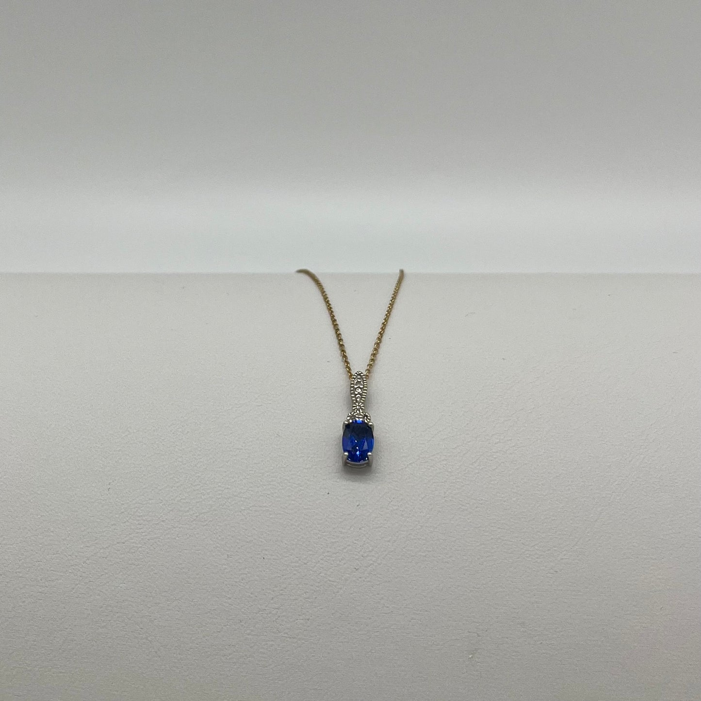 Sapphire & Diamond Set Two-Tone Gold, 2.35 CTW 14K