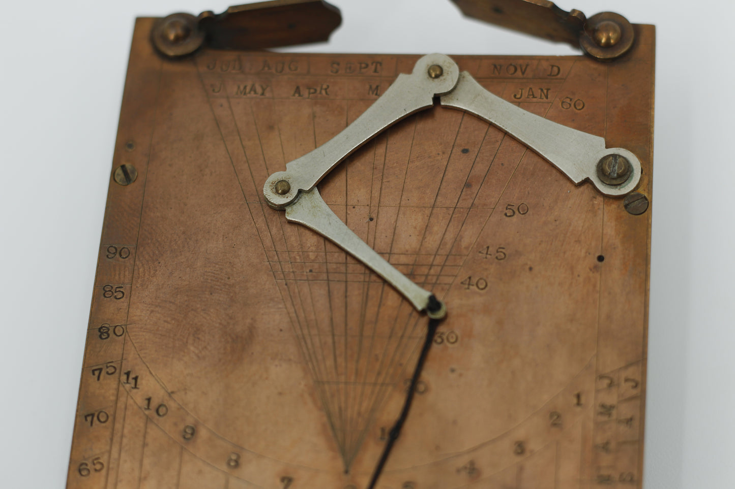 Custom Copper Regiomontanus Dial