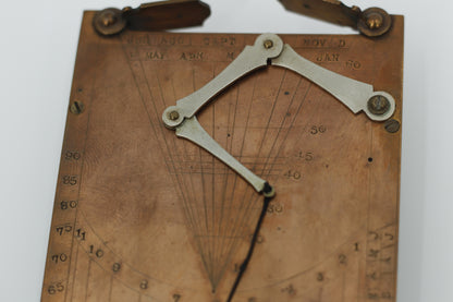 Custom Copper Regiomontanus Dial