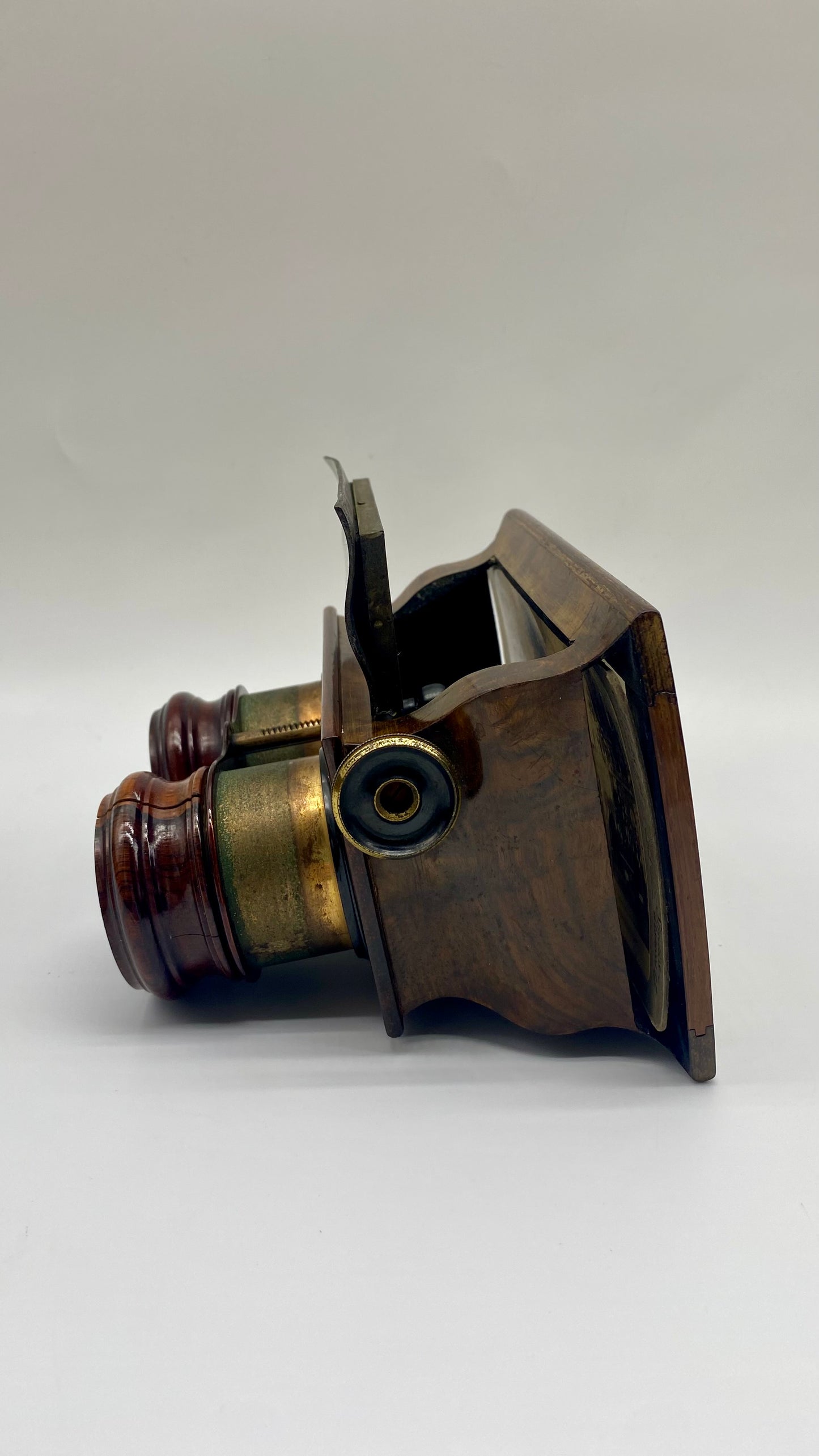 Fine Black Walnut French Graphoscope- 19th Century