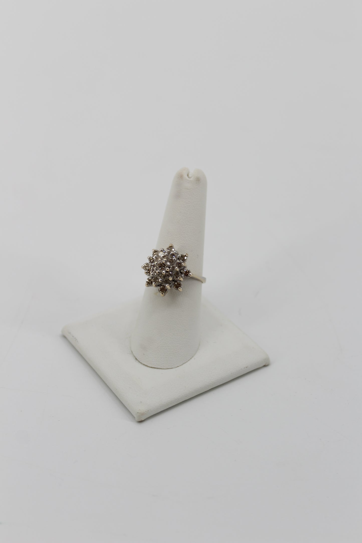 Antique Diamond Cluster Ring, 2.82 CTW 14K Gold