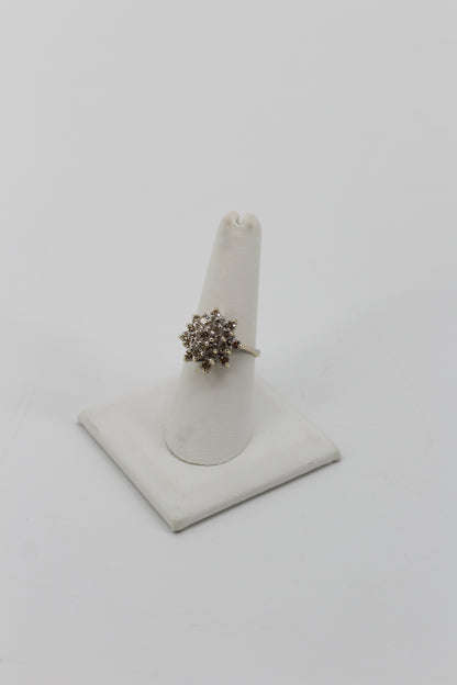 Antique Diamond Cluster Ring, 2.82 CTW 14K Gold