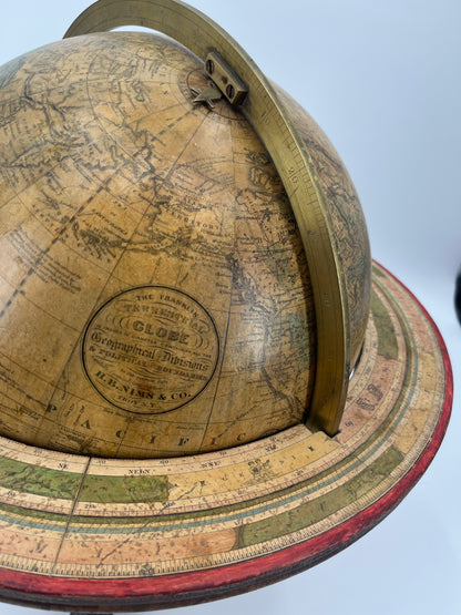 H.B. Nims & Co. Terrestrial Globe, c.1880-1885