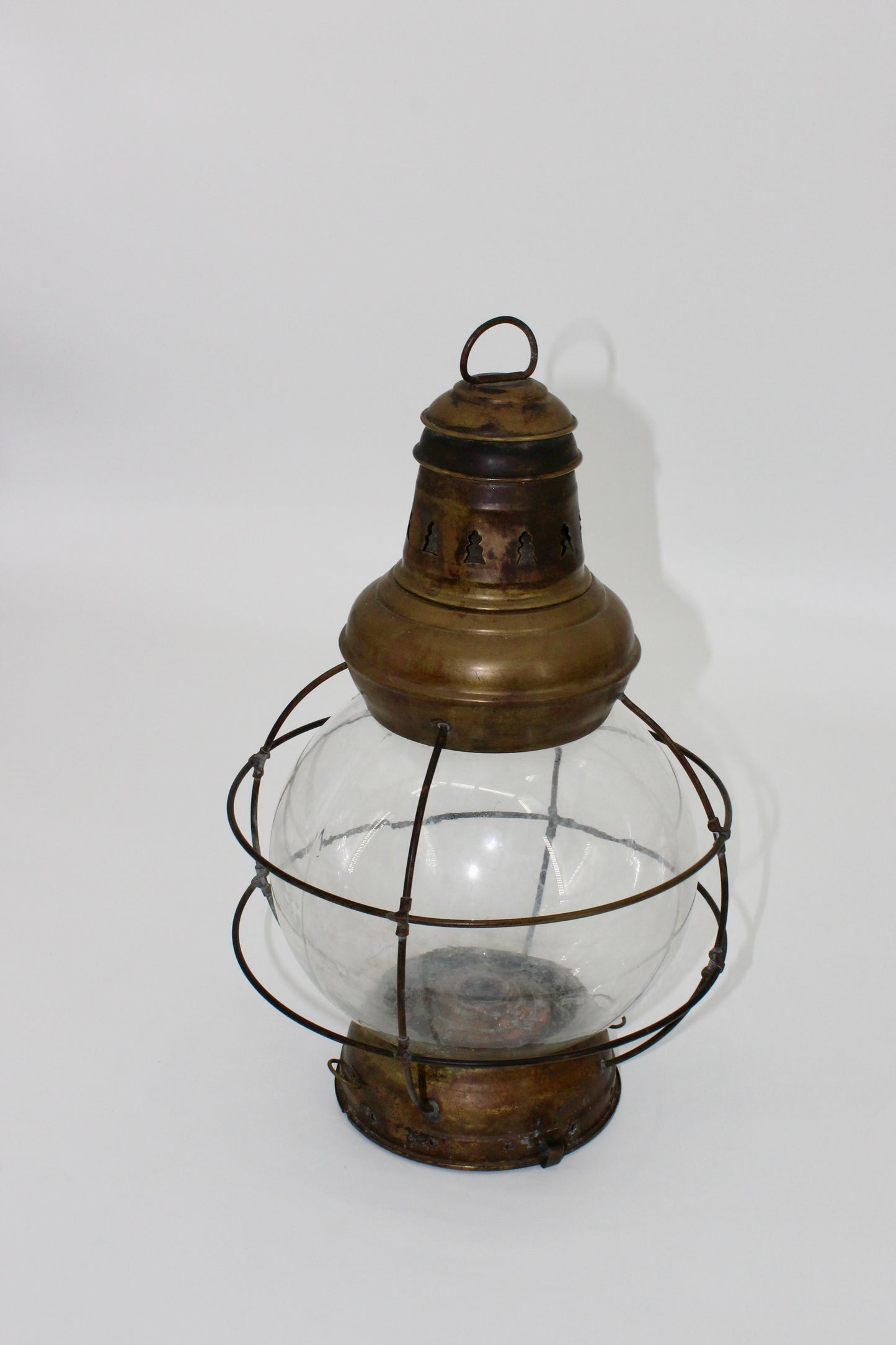 1940 All-Brass 'PERKO' Onion Lantern w/ Guard