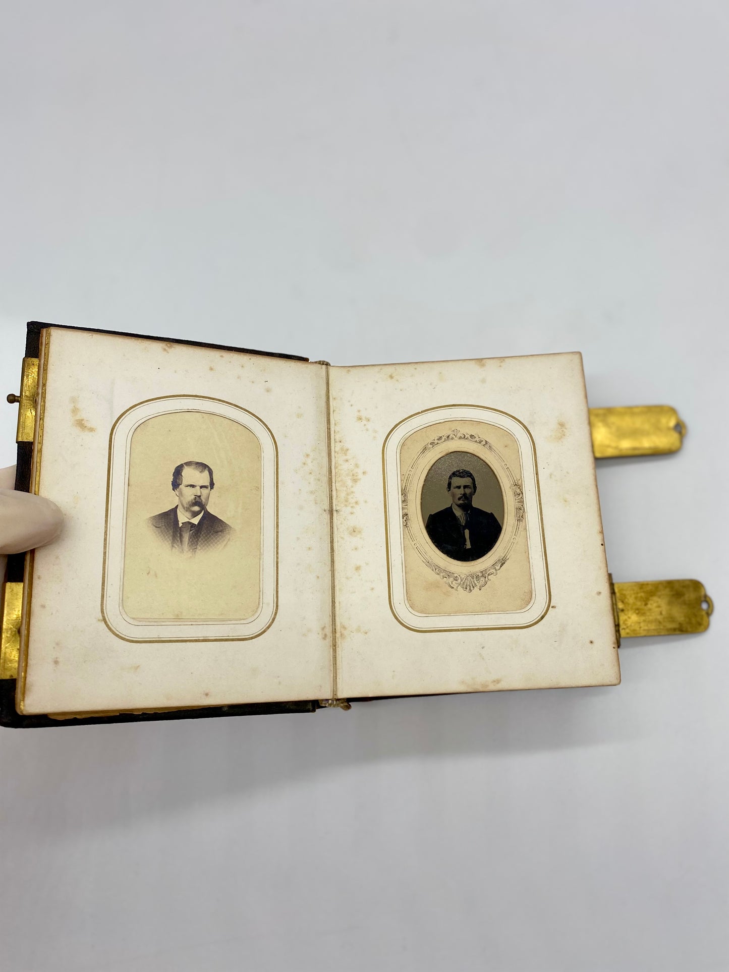 1862 Early Henry Altemus Co. Photograph Album- Rare Abraham Lincoln & US Presidential Carte-de-visites