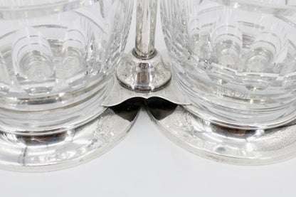 Tiffany & Co. Tantalus Set with Lock & Key