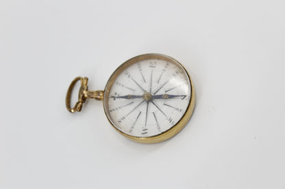 Georgian Gilt Pocket Compass, c.1800