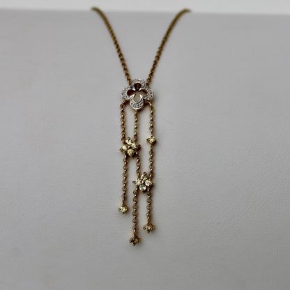Edwardian Peridot Pendant, 0.7CTW 9K Gold