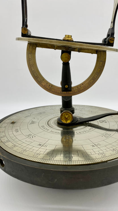 JA- Cadran solaire équinoxial et boussole magnétique de Londres