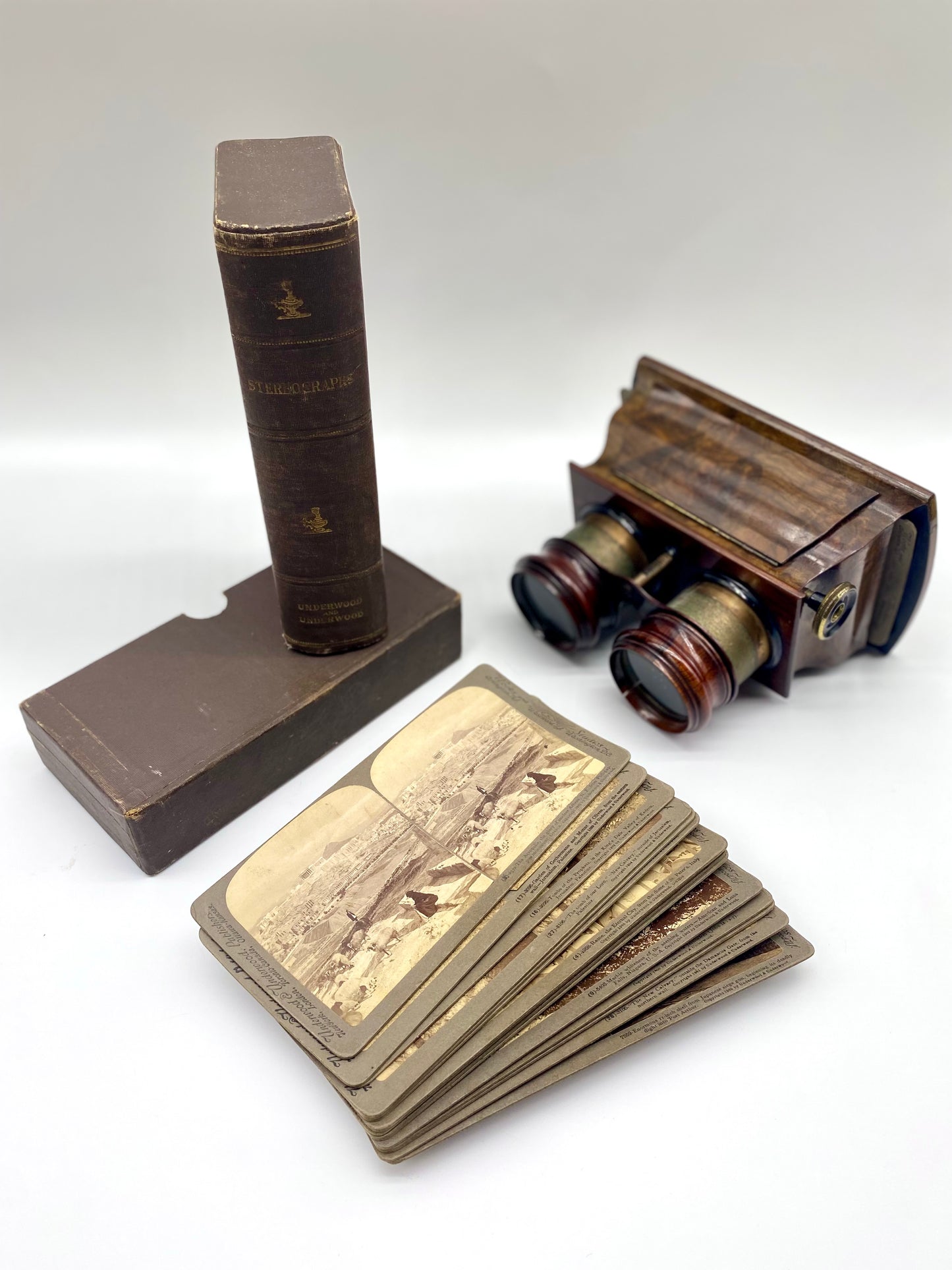 Fine Black Walnut French Graphoscope- 19th Century