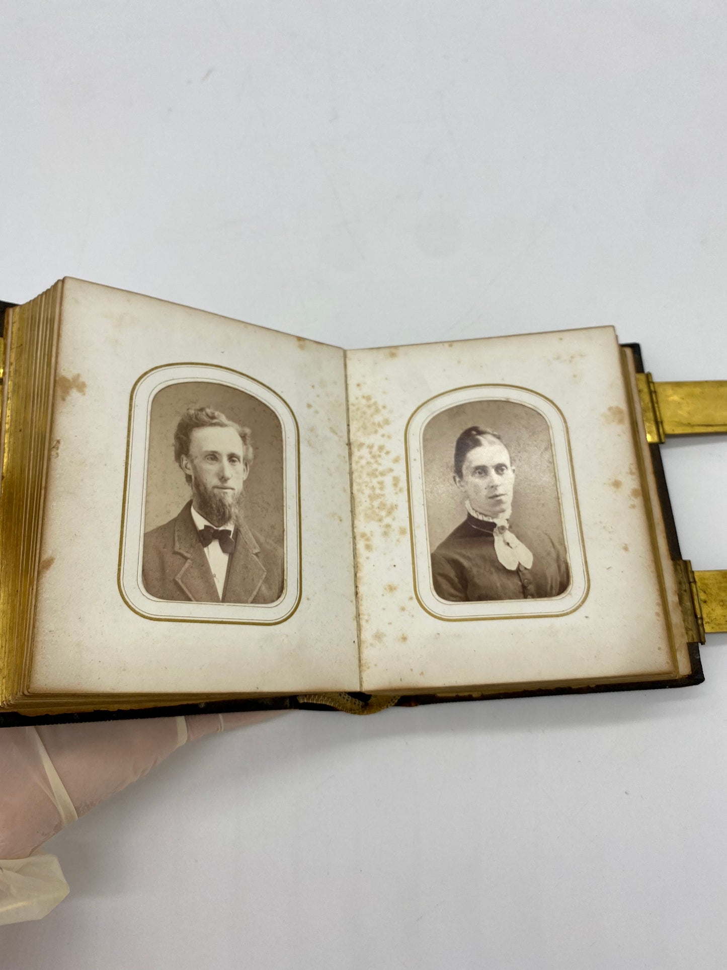 1862 Early Henry Altemus Co. Photograph Album- Rare Abraham Lincoln & US Presidential Carte-de-visites