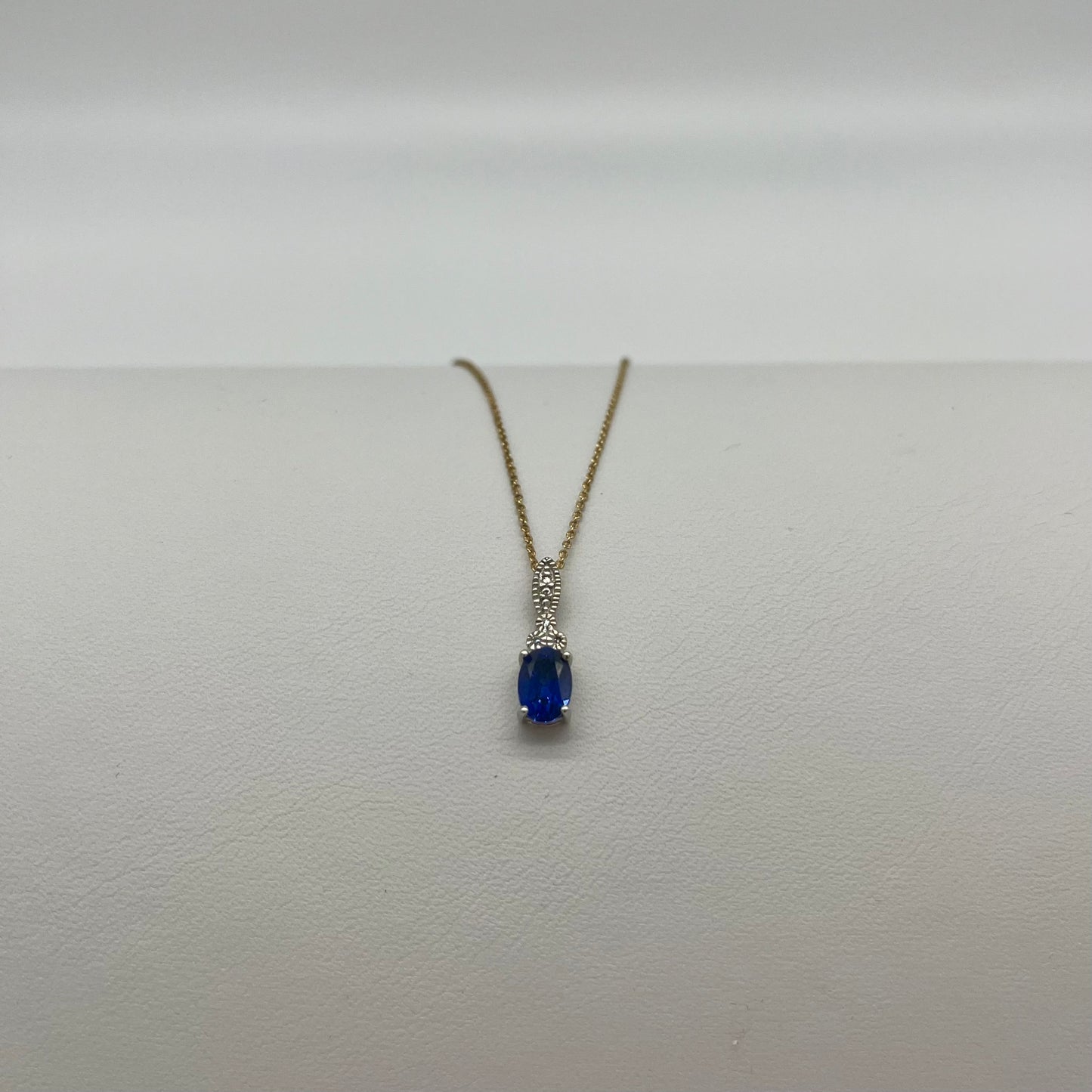 Sapphire & Diamond Set Two-Tone Gold, 2.35 CTW 14K