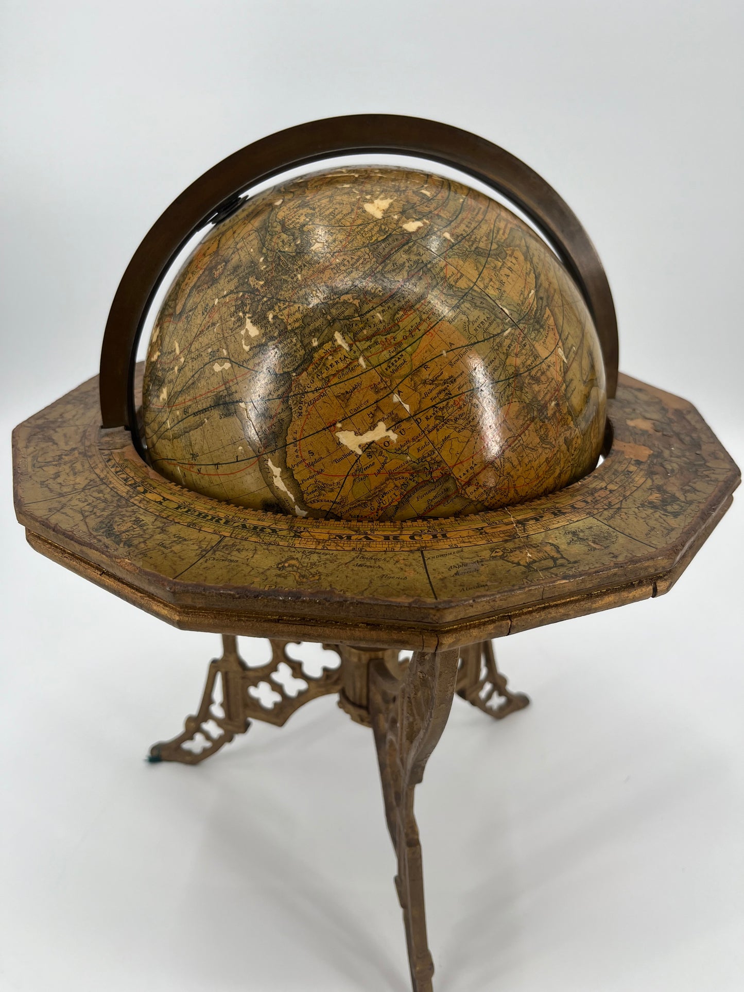 1880's Andrews Terrestrial Globe