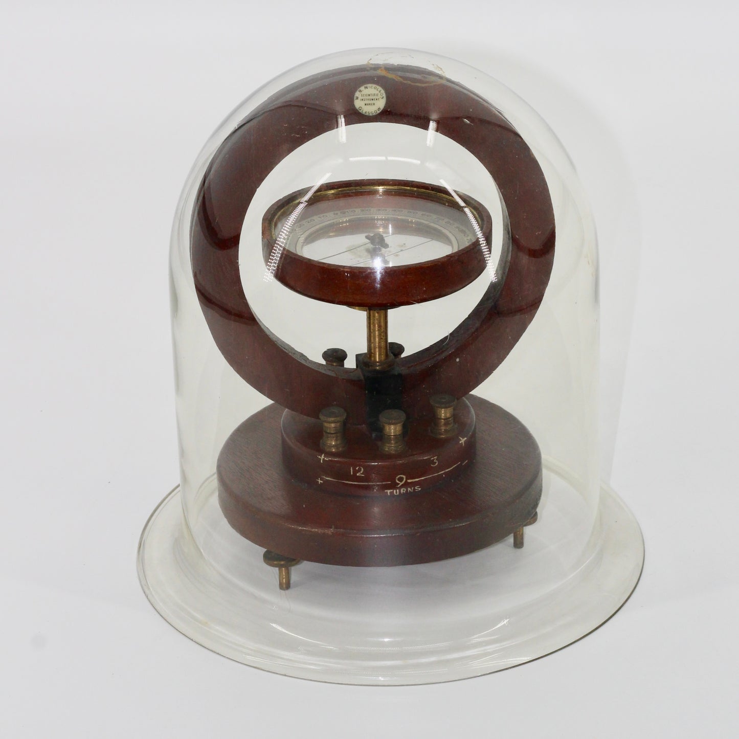 Tangent Galvanometer by W.B. Nicolson (Cloched)