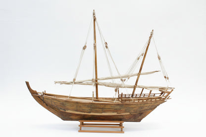 Large Antique Dhow Model Boat