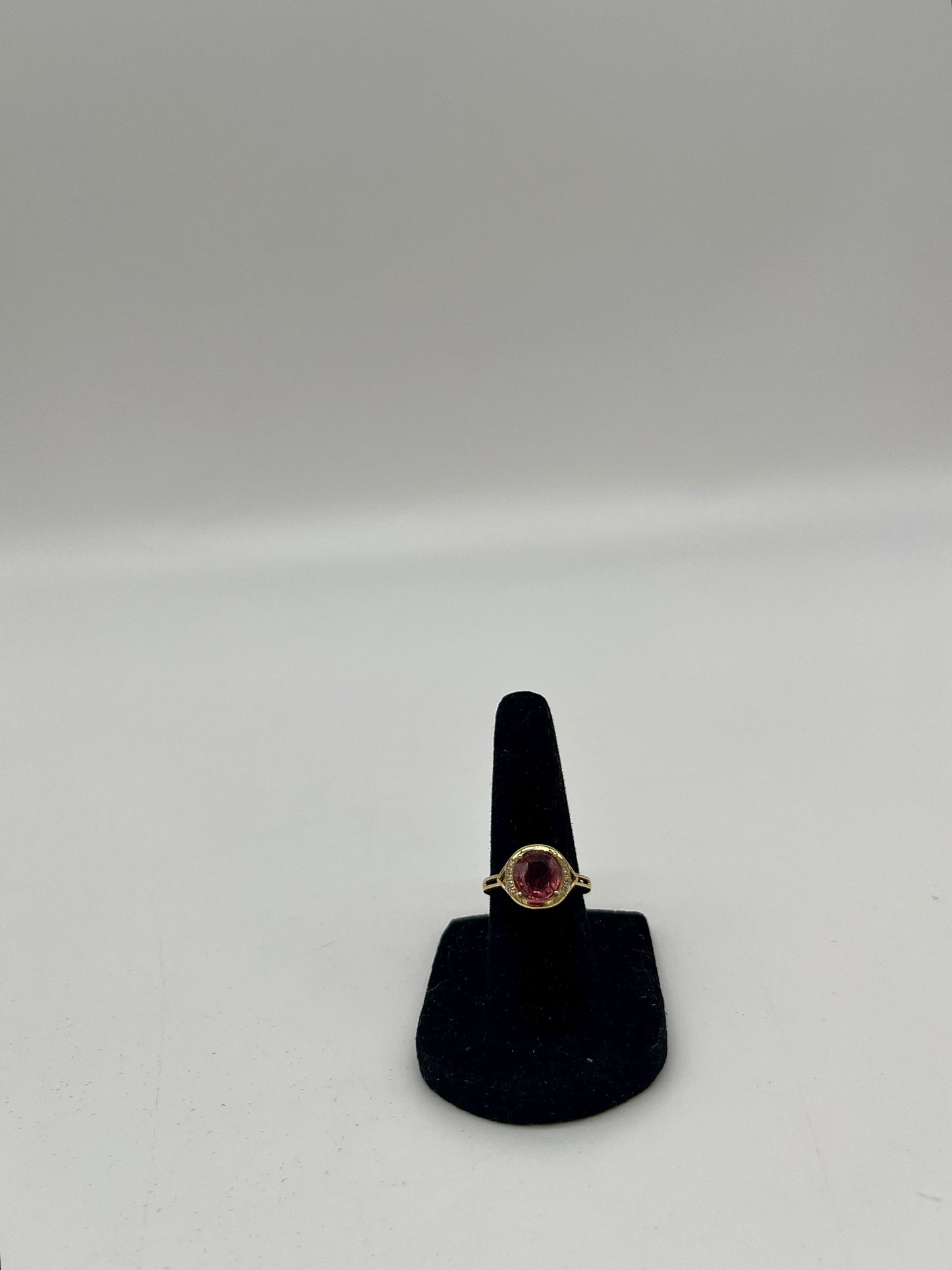 Pink Tourmaline & Diamond Ring, 2 CTW 14K Gold