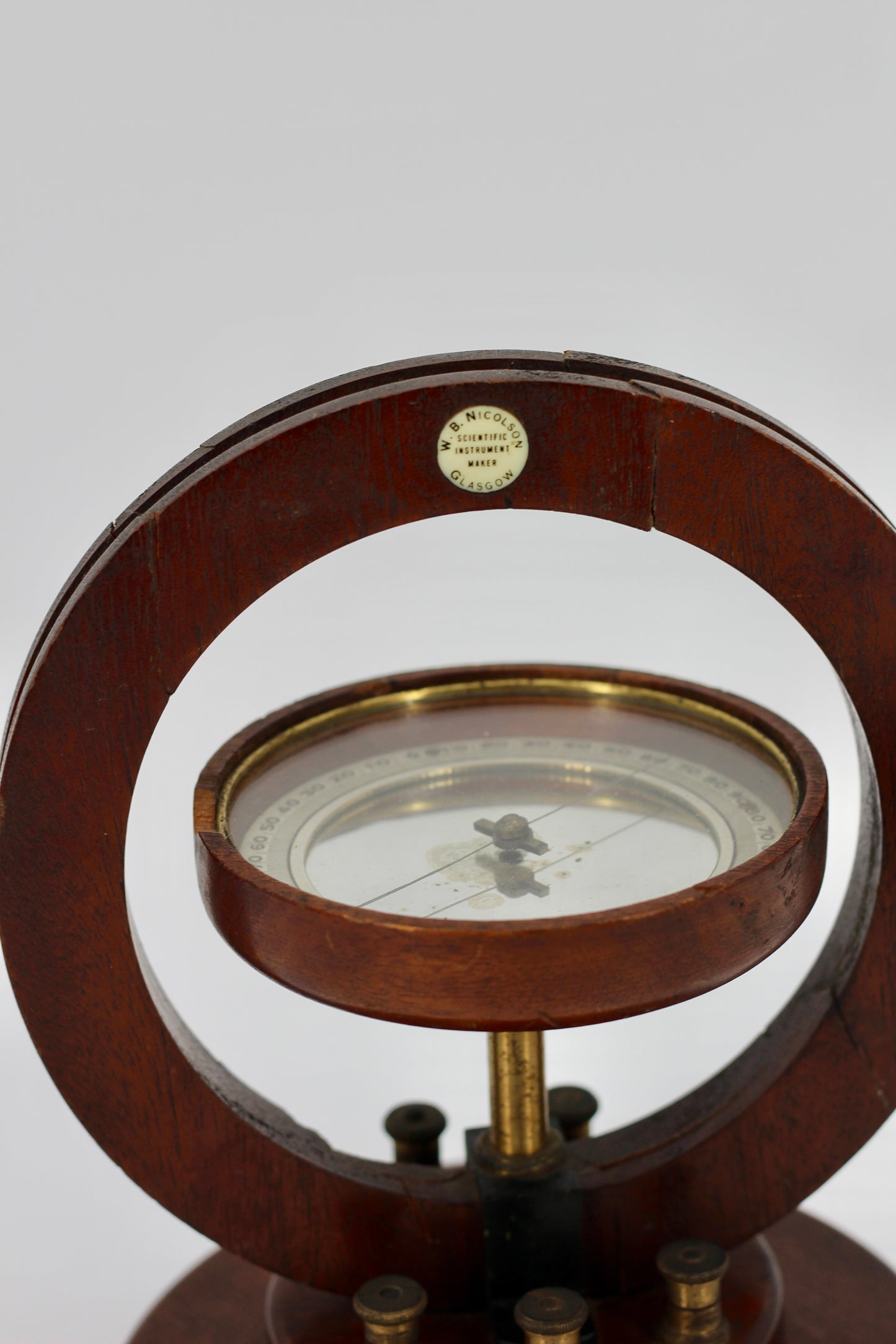 Tangent Galvanometer by W.B. Nicolson (Cloched)