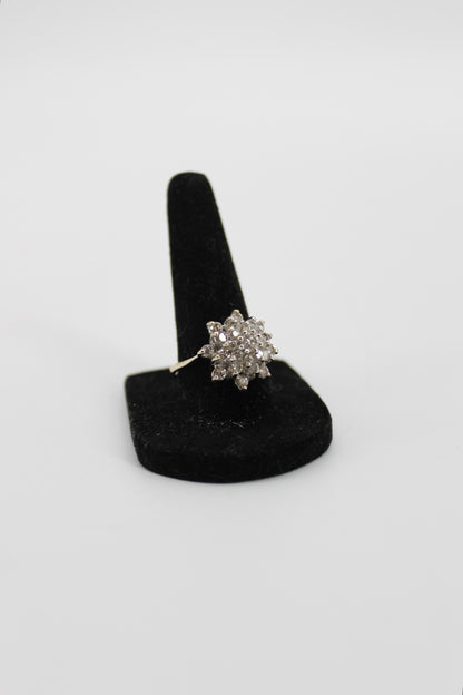 Antique Diamond Cluster Ring, 2.82 CTW 14K Gold