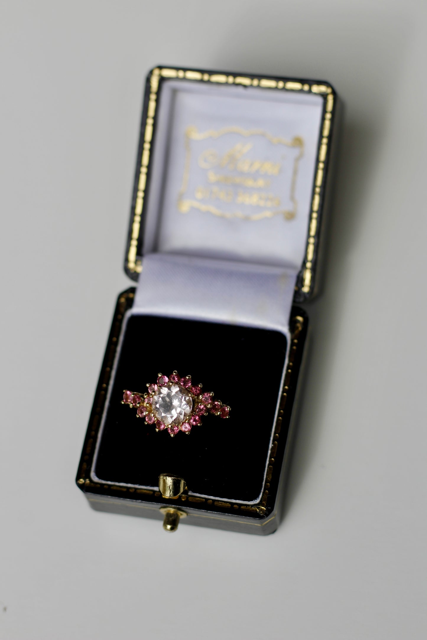 Morganite & Pink Sapphire Set, 6.1 Carats 14K Gold