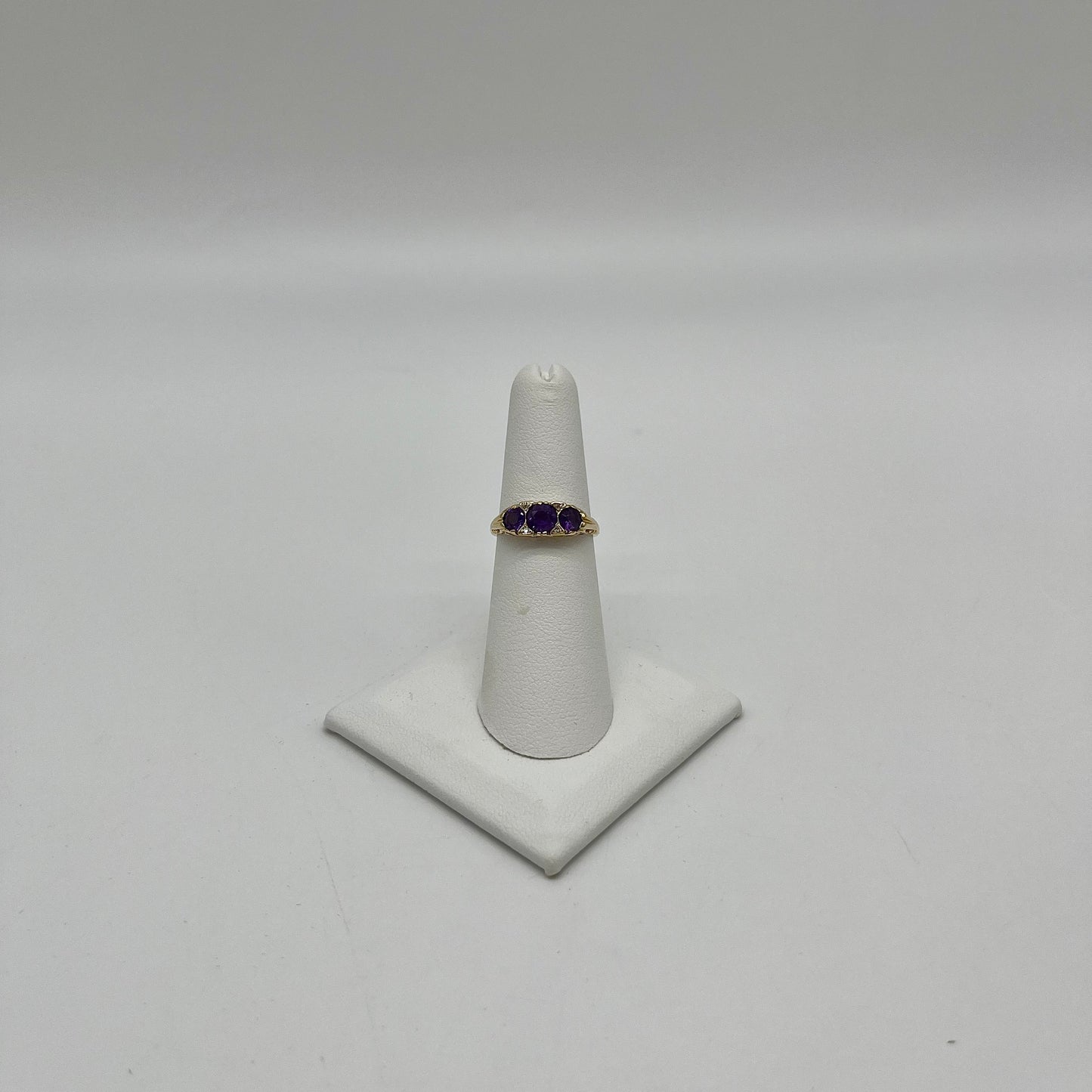 Amethyst and Diamond Ring, 1 CTW 14K Gold