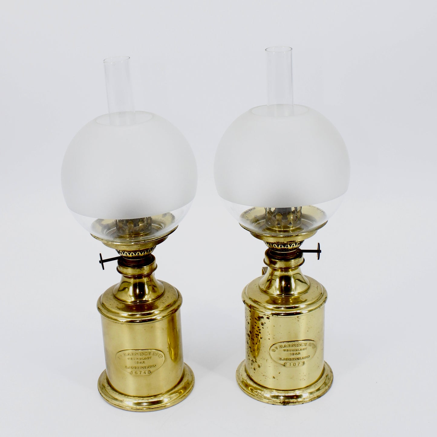 Engineers Lamp Pair by GV Harnisch