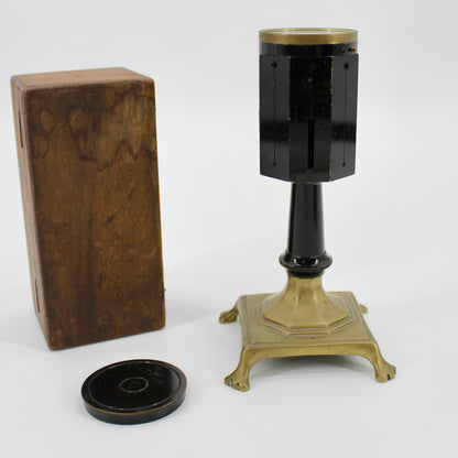 Antique Equerre Surveyors Cross Staff- Boxed Set