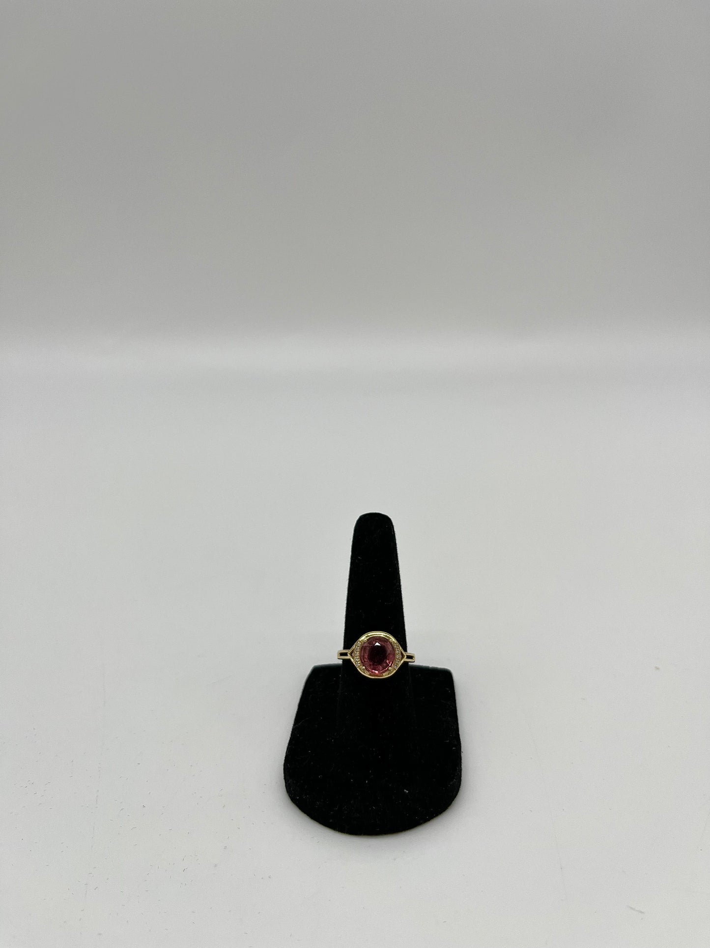 Pink Tourmaline & Diamond Ring, 2 CTW 14K Gold