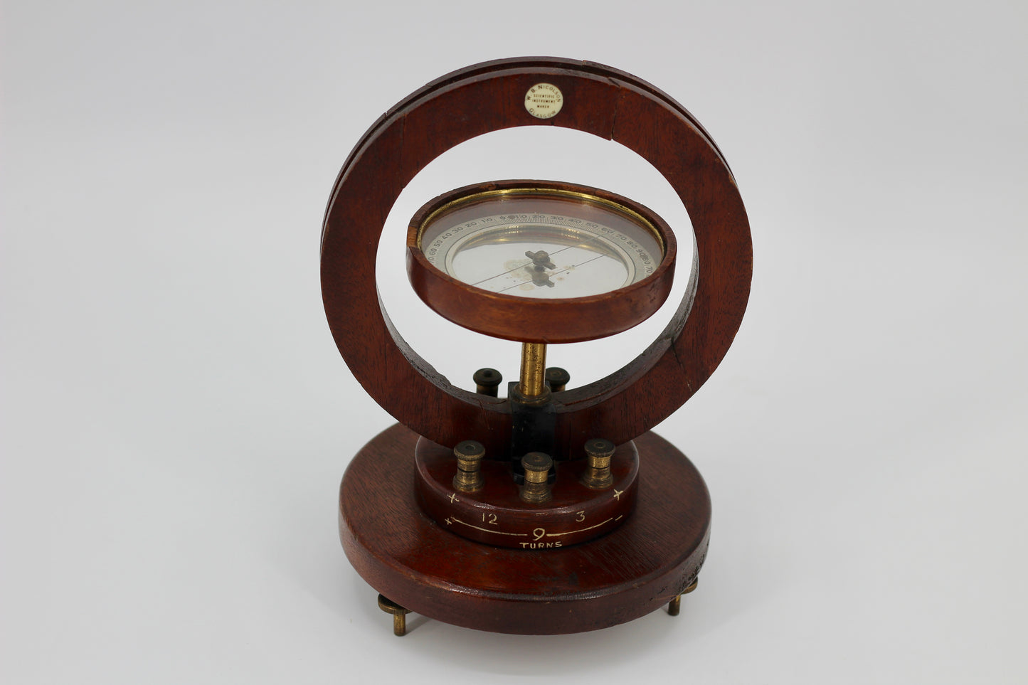 Tangent Galvanometer by W.B. Nicolson (Cloched)