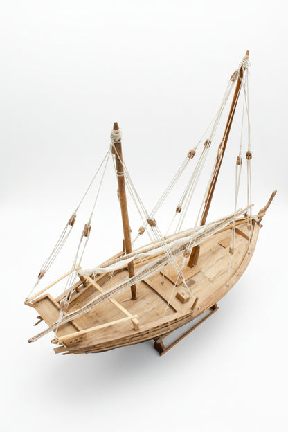 Large Antique Dhow Model Boat