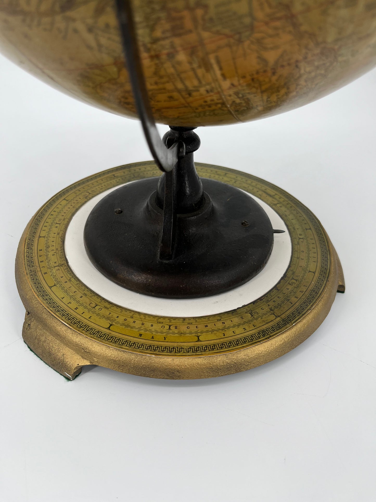 1891-1903 Telluric Table Globe by Rand McNally