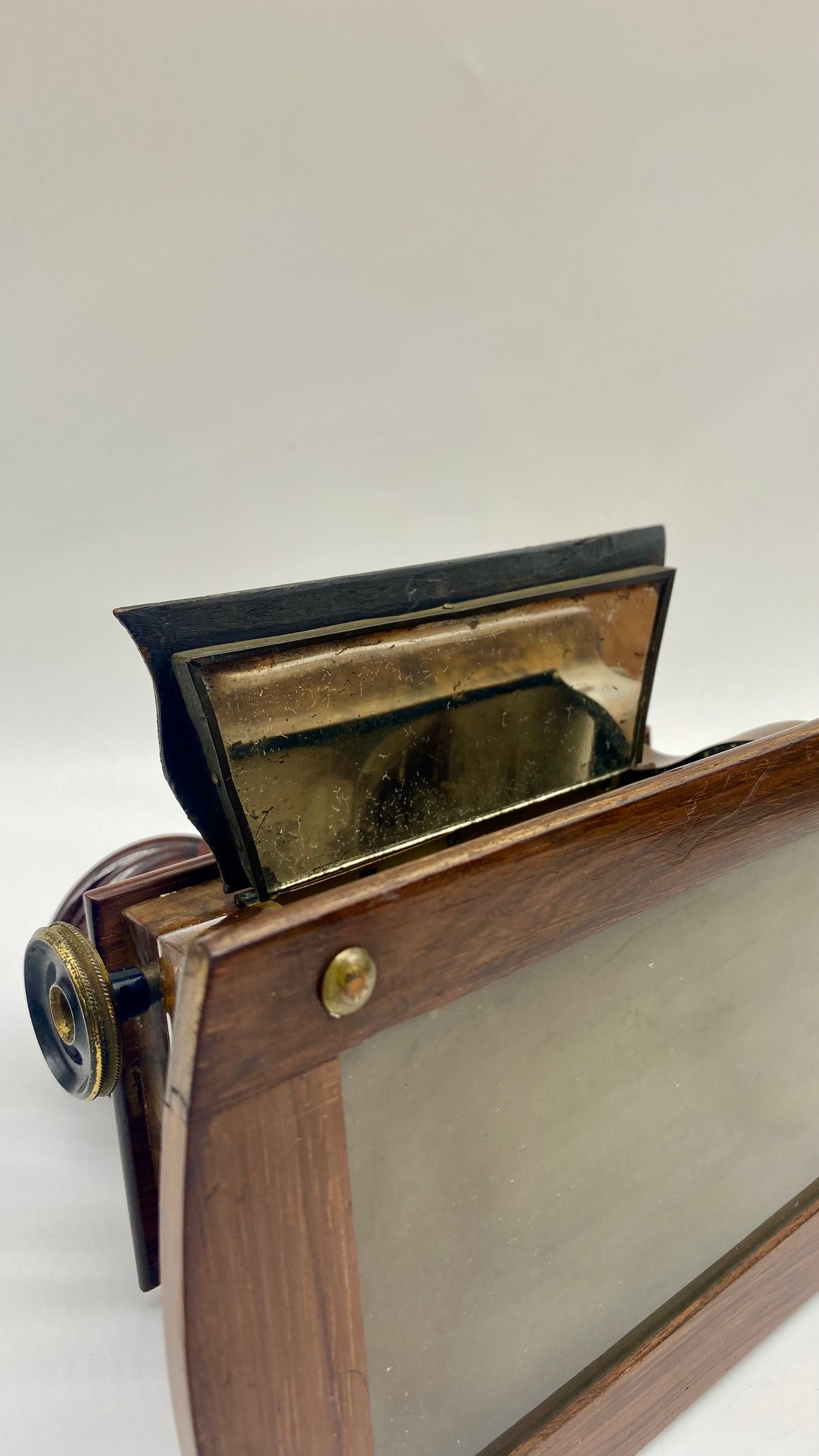 Fine Black Walnut French Graphoscope- 19th Century