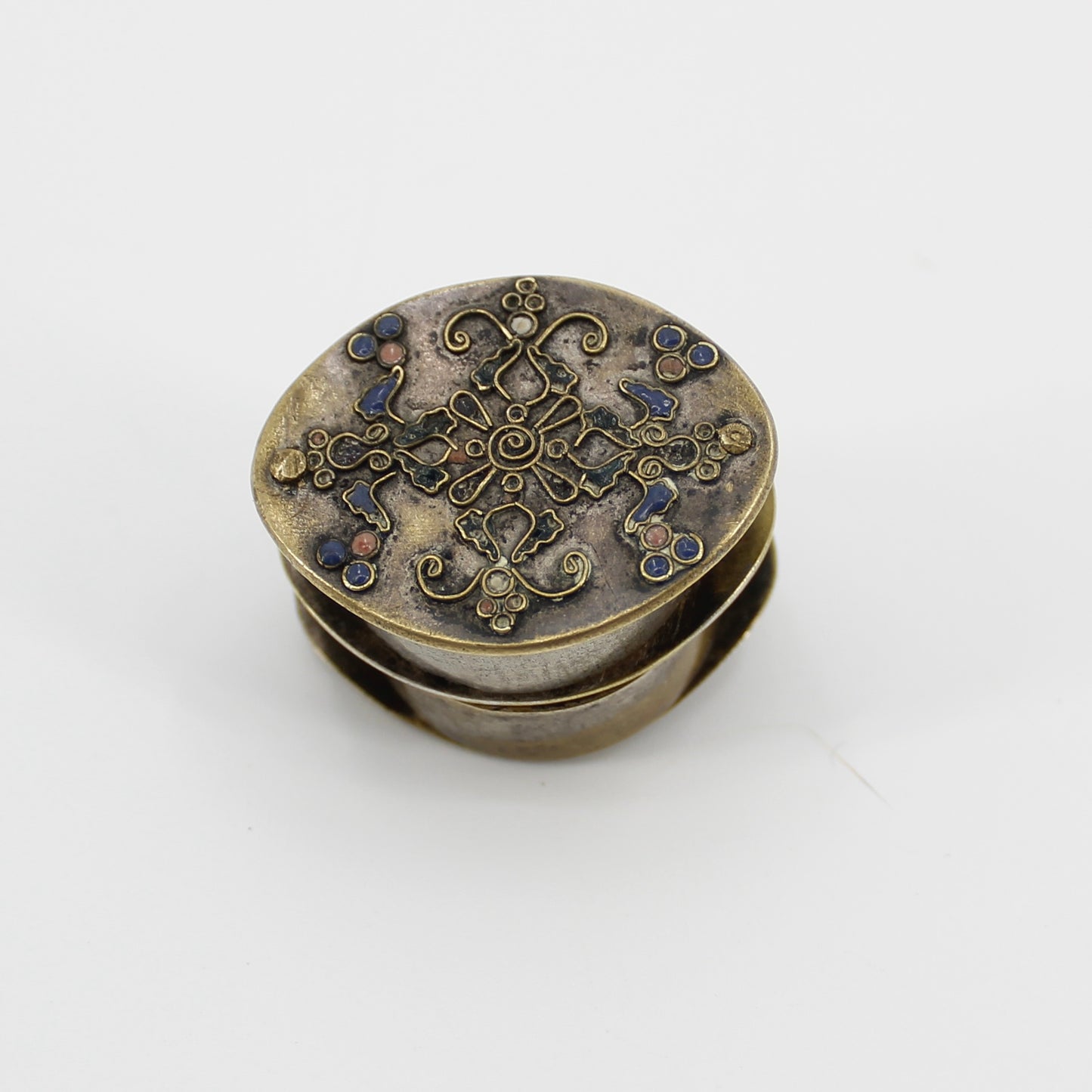 18th Century Japanese Scaphe Dial- Gold Vermeil & Gemstones