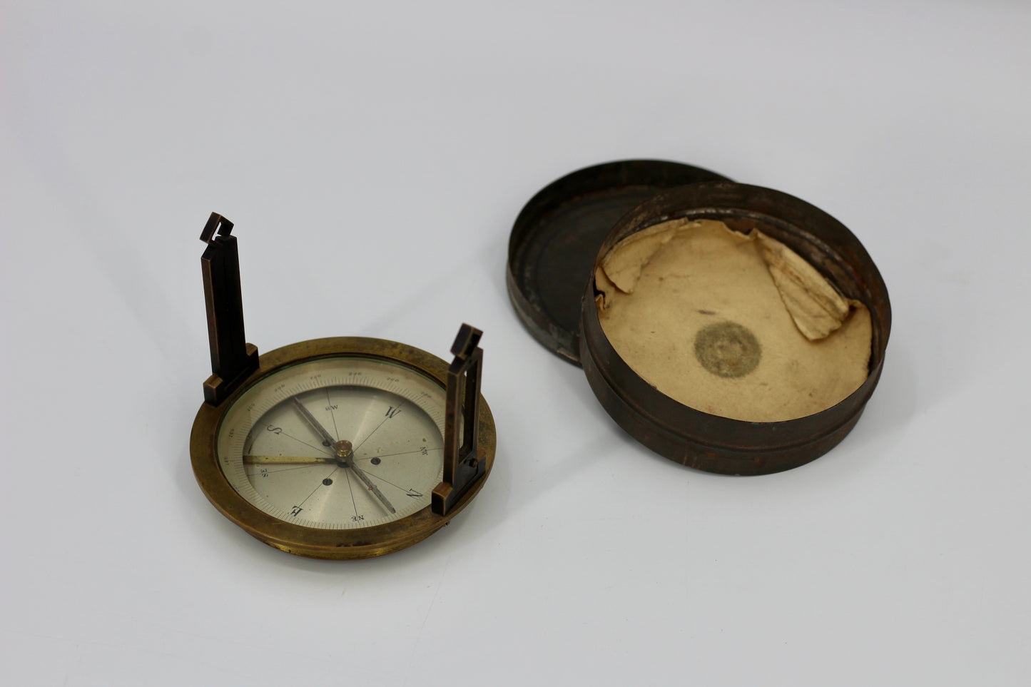 Antique Suspension Surveyors Compass, c.1900