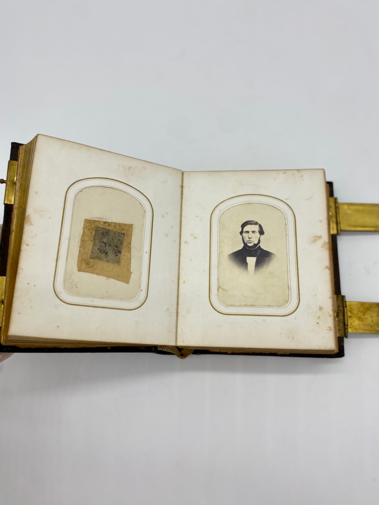 1862 Early Henry Altemus Co. Photograph Album- Rare Abraham Lincoln & US Presidential Carte-de-visites