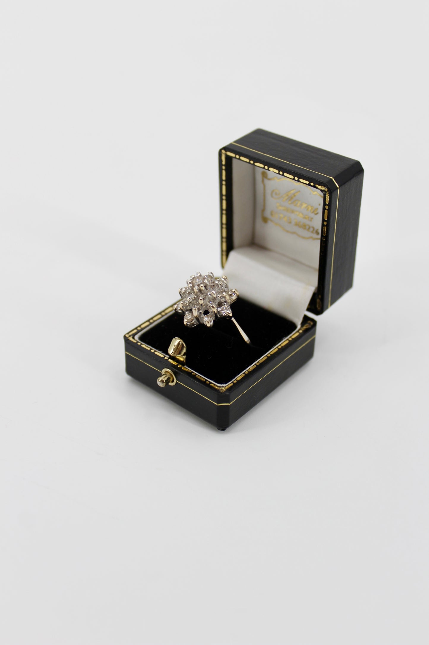 Antique Diamond Cluster Ring, 2.82 CTW 14K Gold