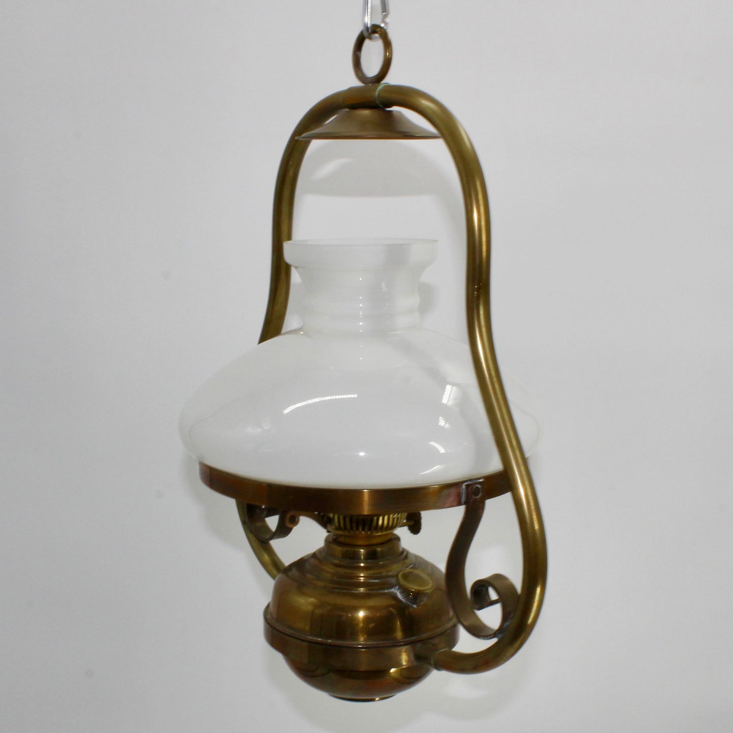 Sherwoods Ltd. Custom All-Brass Hanging Lamp (Double Burner)