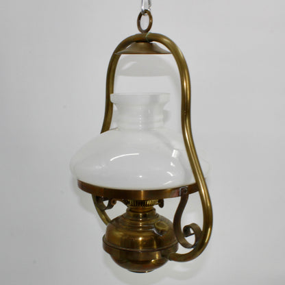 Sherwoods Ltd. Custom All-Brass Hanging Lamp (Double Burner)
