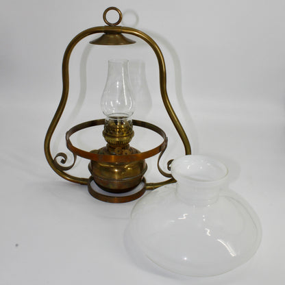 Sherwoods Ltd. Custom All-Brass Hanging Lamp (Double Burner)