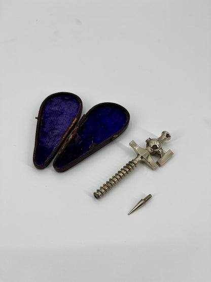 Cased Antique Milne's Champagne Tap