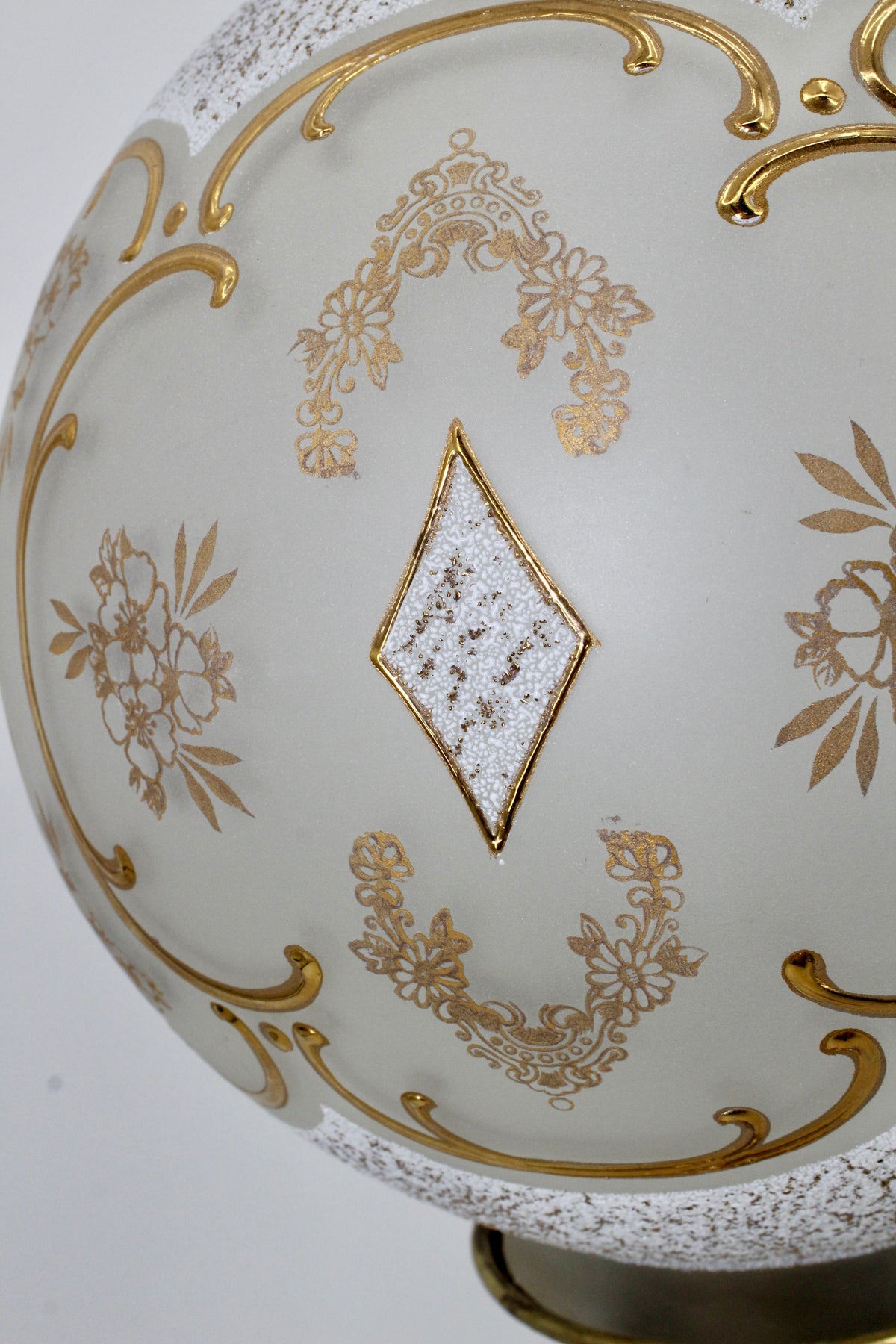 1895 Gilded Crystal Corinthian Banquet Lamp by Edward Miller