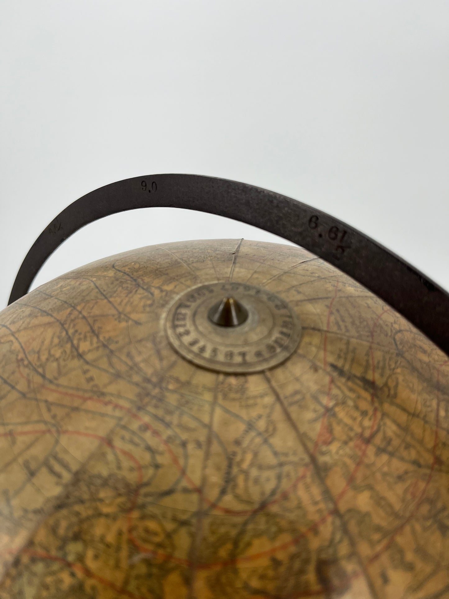 1891-1903 Telluric Table Globe by Rand McNally