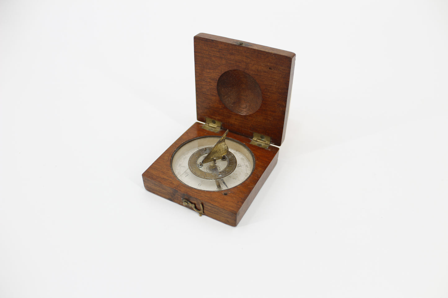 French 'New World' Travelers' Horizontal Sundial, c.1830