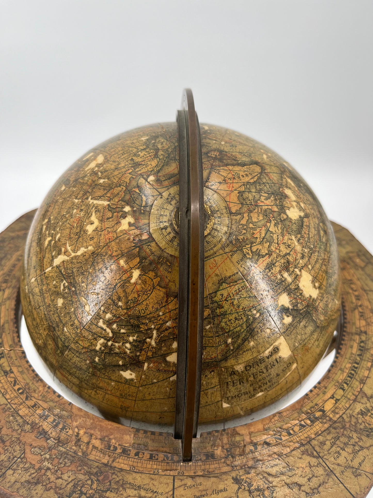 1880's Andrews Terrestrial Globe