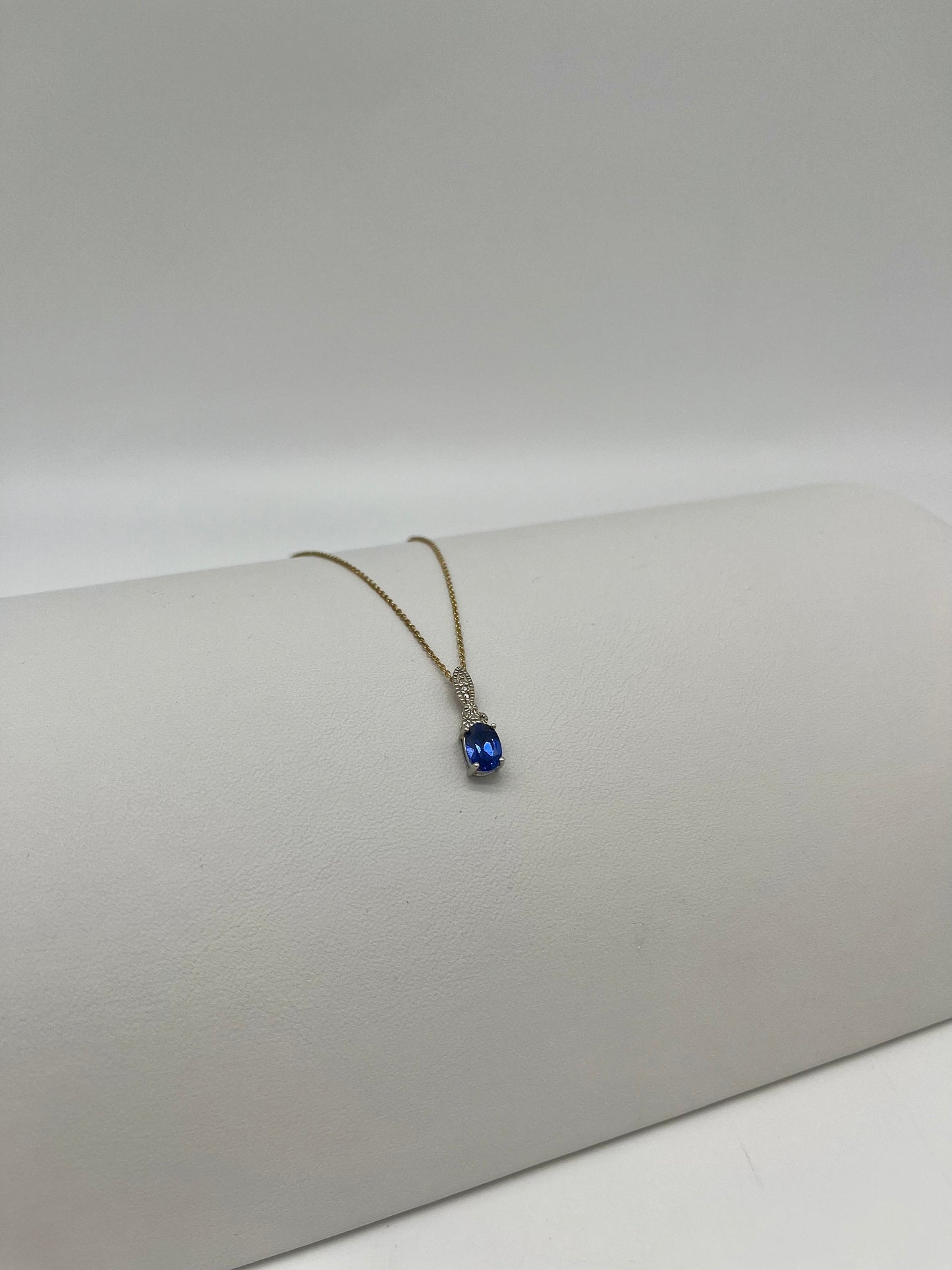 Sapphire & Diamond Set Two-Tone Gold, 2.35 CTW 14K